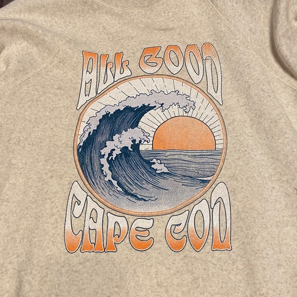 All Good Men's Cream Sweatshirt - Picture 5 of 5